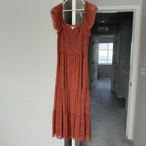 Max Studio Smocked Maxi Dress